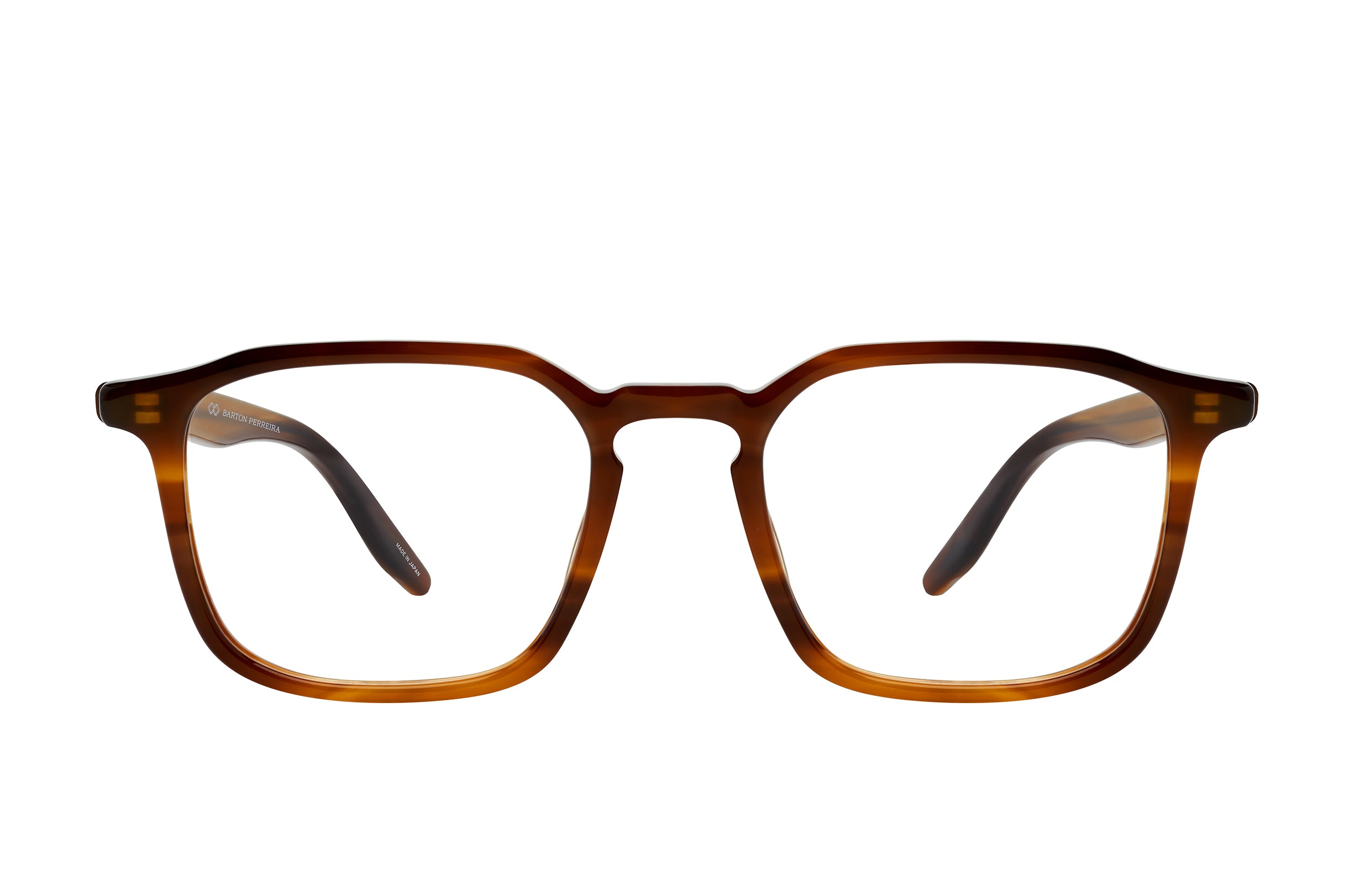 Barton Perreira Raymond Umber Tortoise front Barton Perreira Raymond in Umber Tortoise, front view