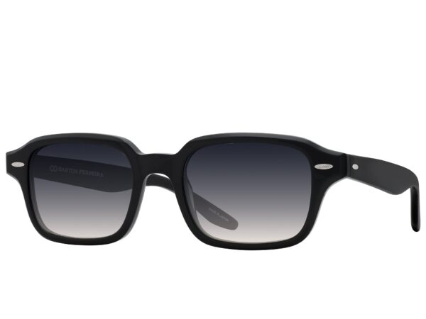 Barton Perreira Remi in Black / Basalt, angled view