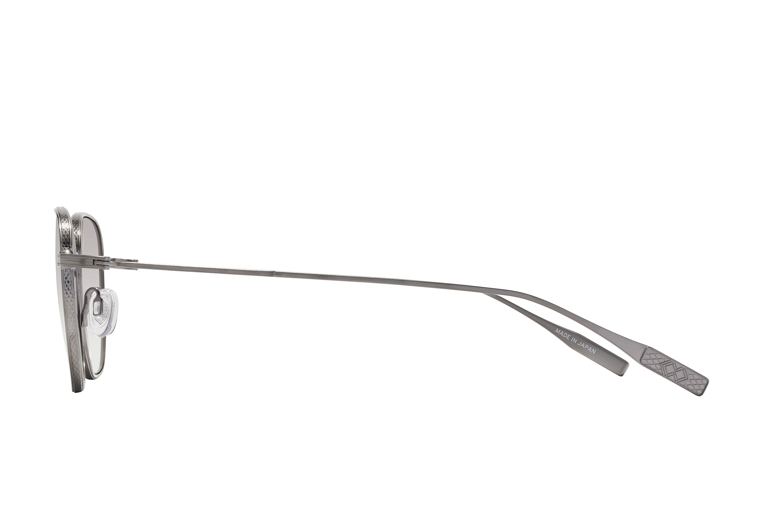Barton Perreira Revere Pewter / Smoke profile Barton Perreira Revere in Pewter / Smoke, side view
