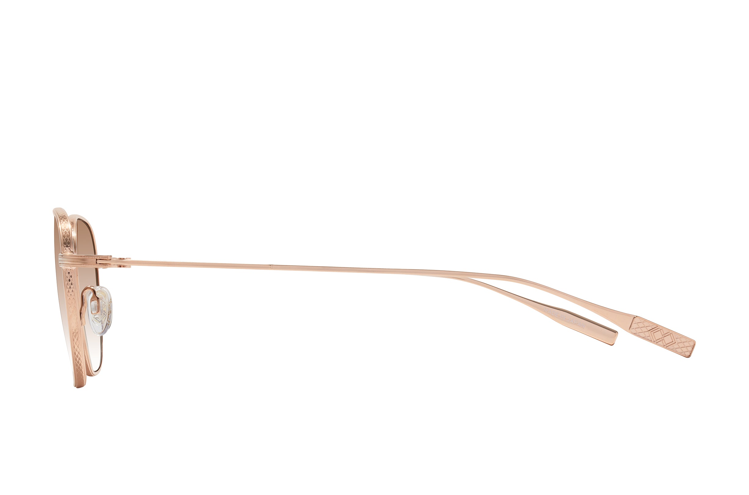 Barton Perreira Revere Rose Gold / Chai profile Barton Perreira Revere in Rose Gold / Chai, side view