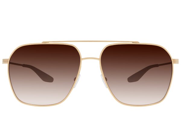 Barton Perreira Rizzo in Gold / Smokey Topaz, front view