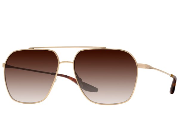 Barton Perreira Rizzo in Gold / Smokey Topaz, angled view