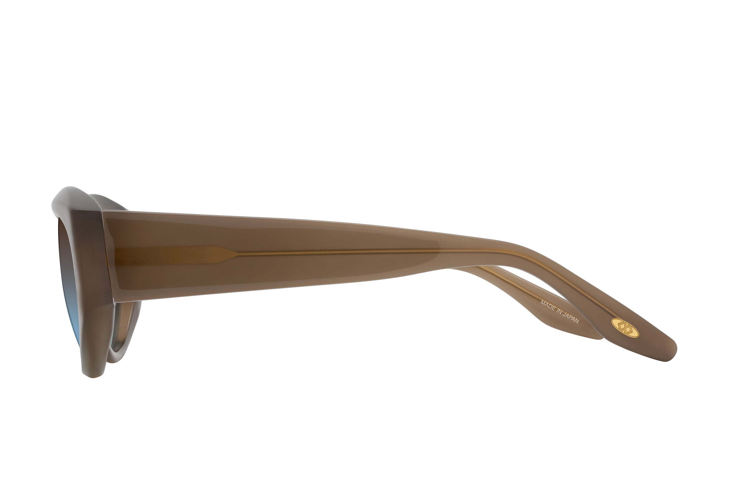 Barton Perreira Robinson Mocha / Solara profile Barton Perreira Robinson in Mocha / Solara, side view