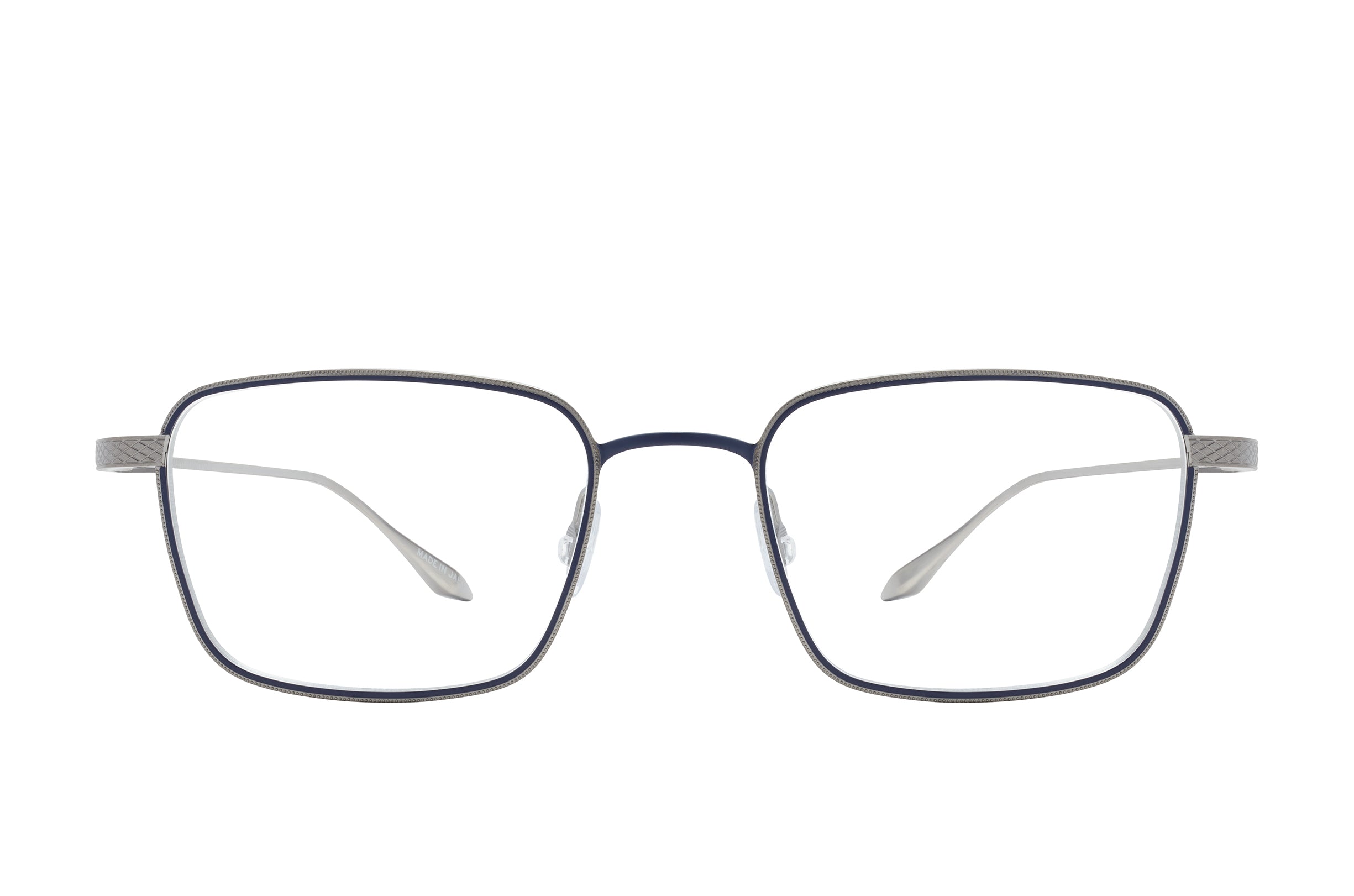 Barton Perreira Salgado Pewter / Matte Navy front Barton Perreira Salgado in Pewter / Matte Navy, front view