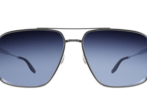 Barton Perreira Scaramanga in Gun Metal / Silver / Steel Blue, front view