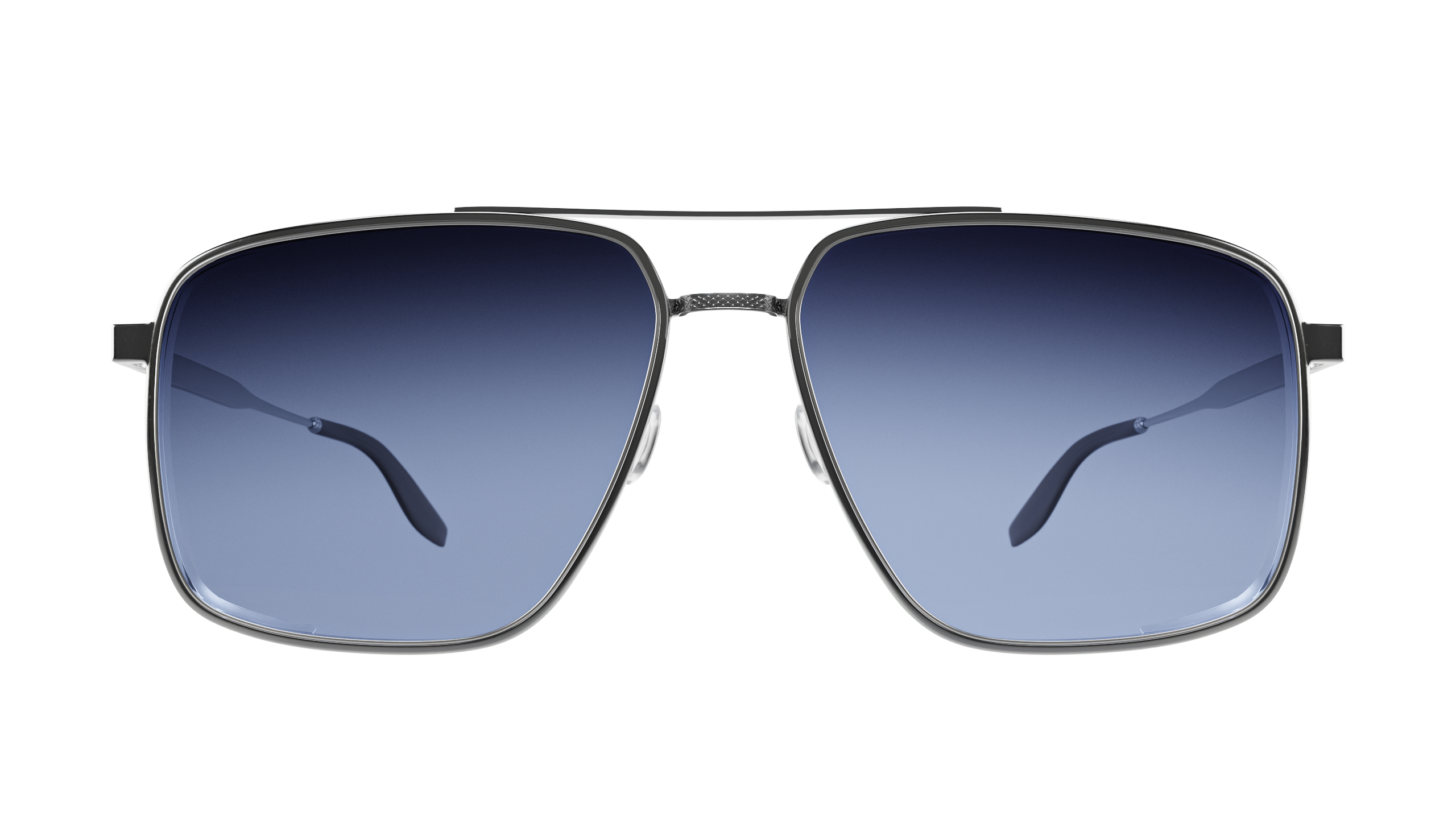 Barton Perreira Scaramanga Gun Metal / Silver / Steel Blue front Barton Perreira Scaramanga in Gun Metal / Silver / Steel Blue, front view