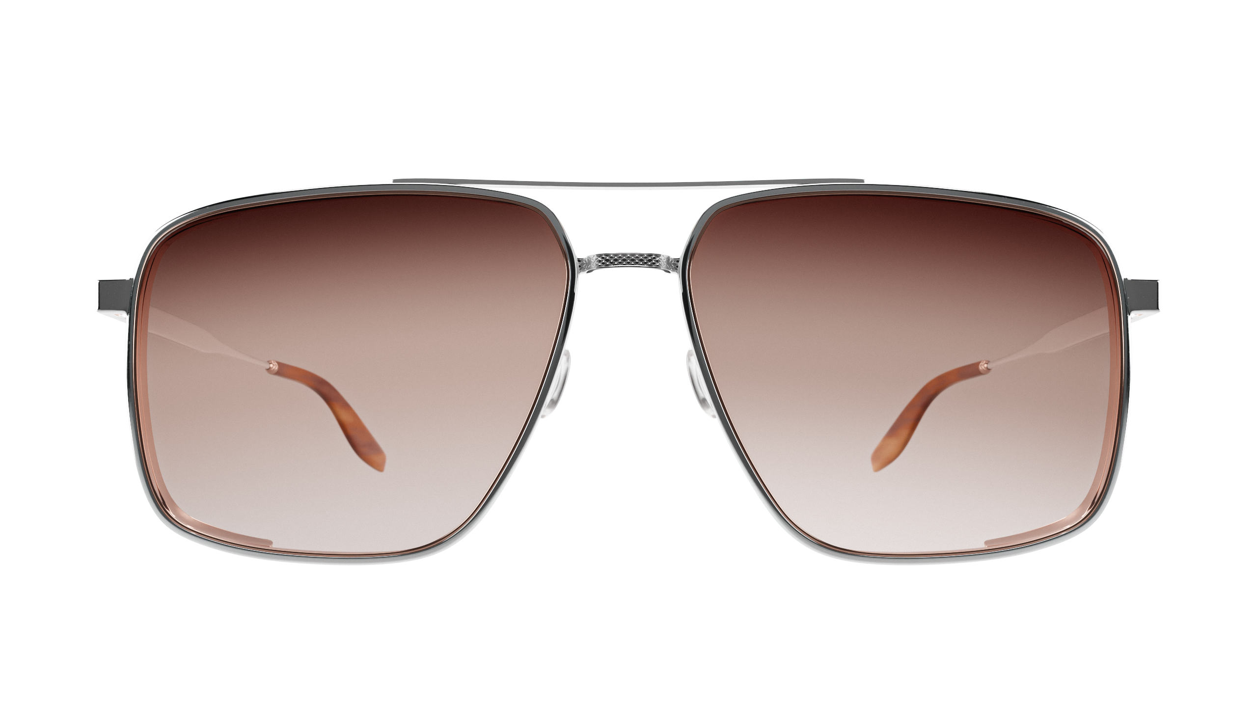 Barton Perreira Scaramanga Silver / Rose Gold / Smokey Topaz front Barton Perreira Scaramanga in Silver / Rose Gold / Smokey Topaz, front view
