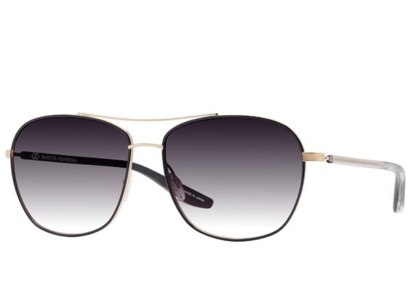 Barton Perreira Sully in Gold / Jet Enamel / Crystal / Black / Smolder, angled view