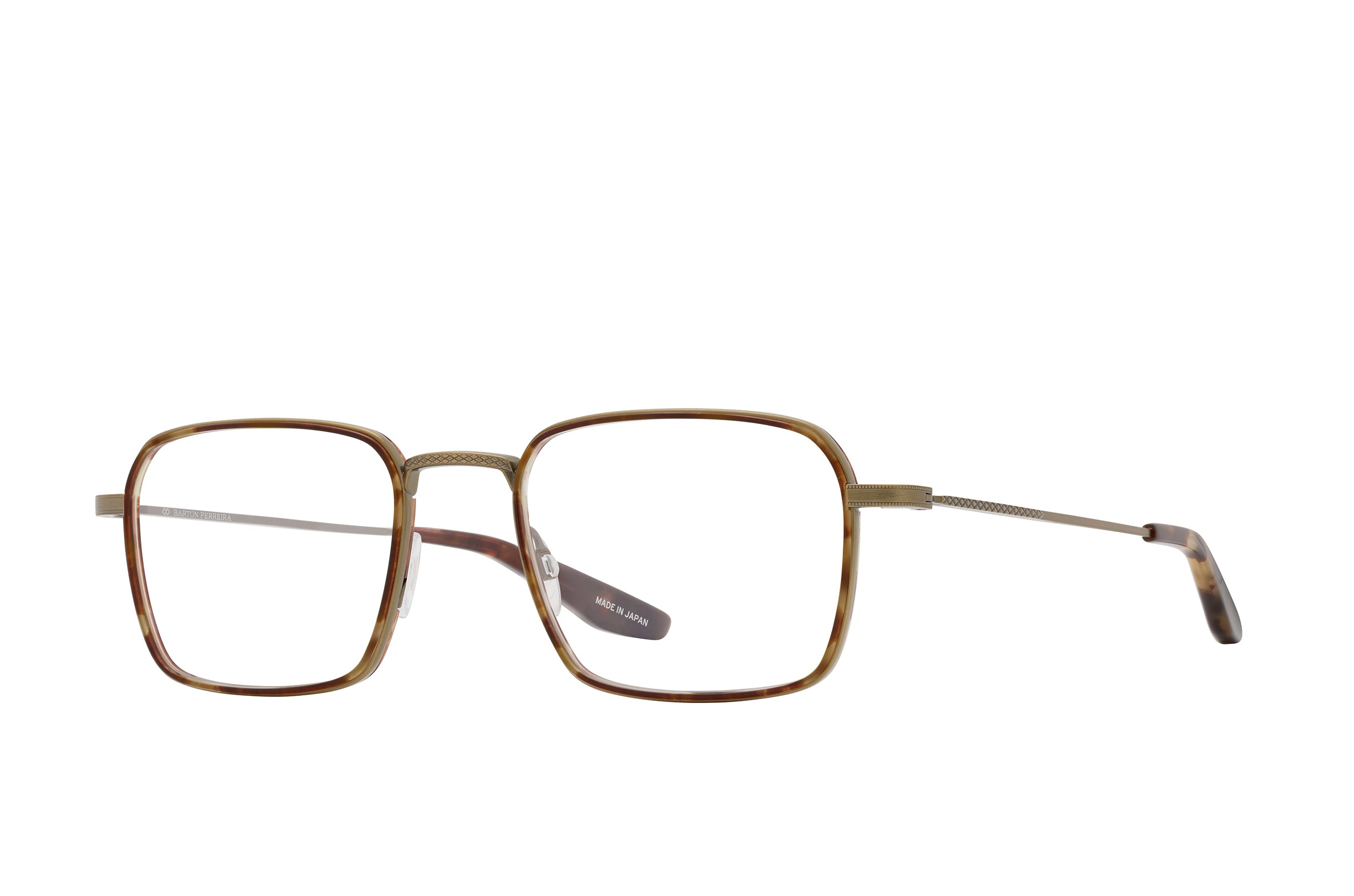 Barton Perreira Wiltshire Antique Gold / Chestnut side Barton Perreira Wiltshire in Antique Gold / Chestnut, angled view