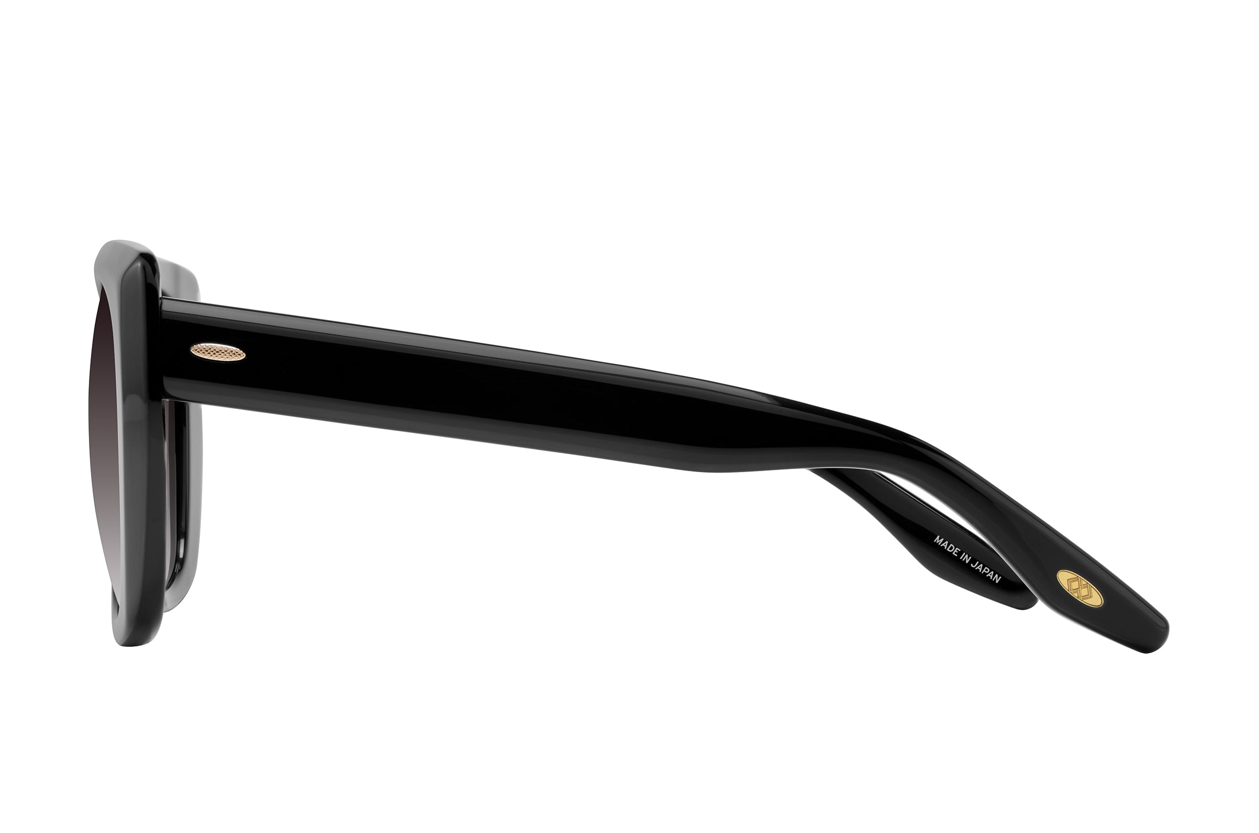 Barton Perreira Yasmeen Black / Smolder profile Barton Perreira Yasmeen in Black / Smolder, side view