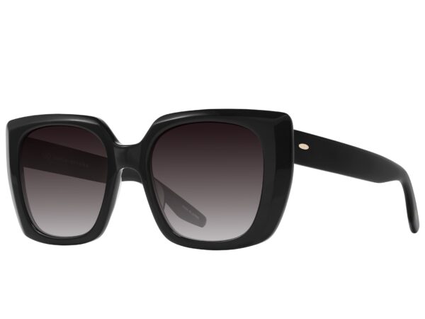 Barton Perreira Yasmeen in Black / Smolder, angled view
