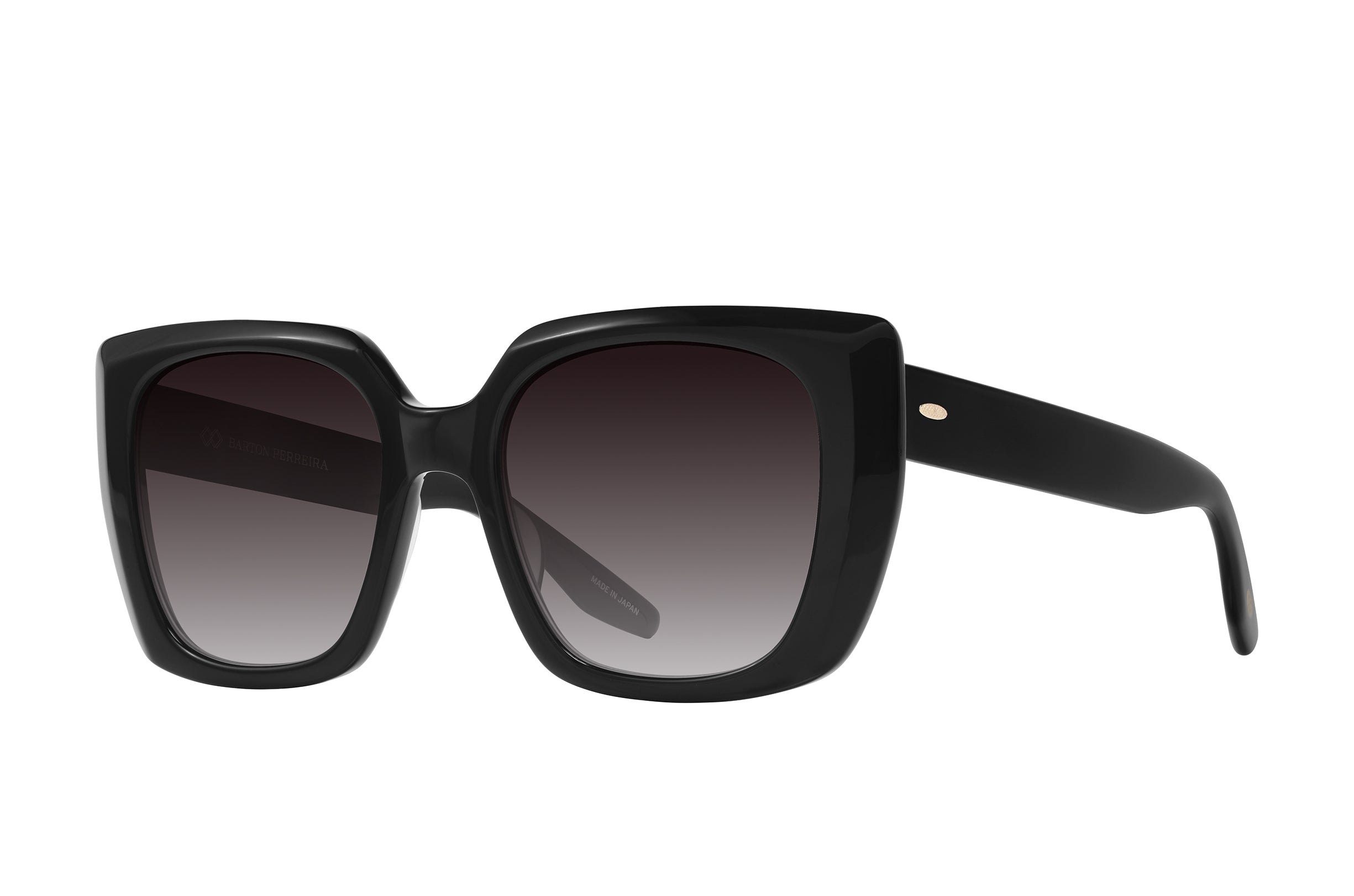 Barton Perreira Yasmeen Black / Smolder side Barton Perreira Yasmeen in Black / Smolder, angled view