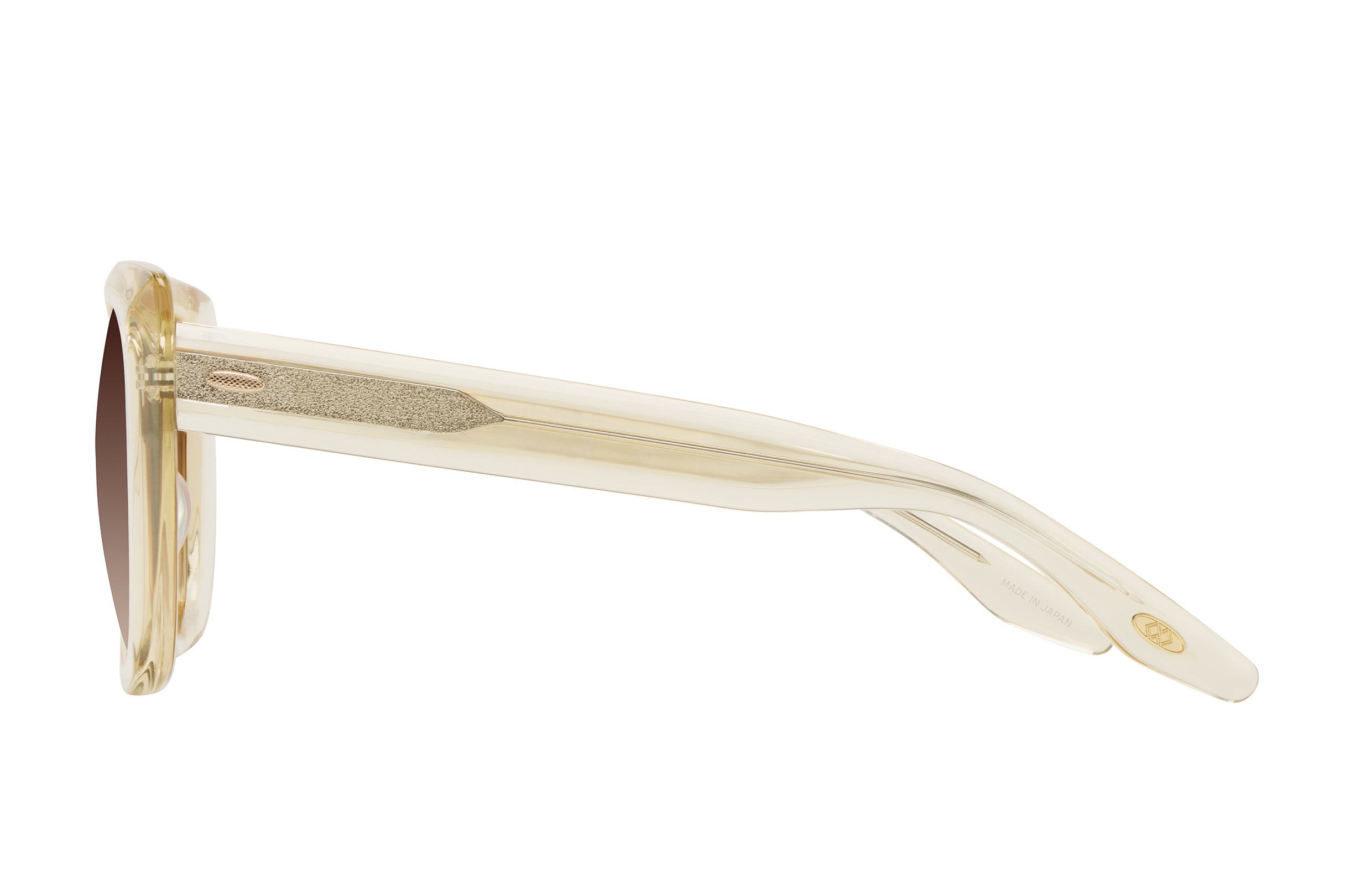 Barton Perreira Yasmeen Champagne / Smokey Topaz profile Barton Perreira Yasmeen in Champagne / Smokey Topaz, side view