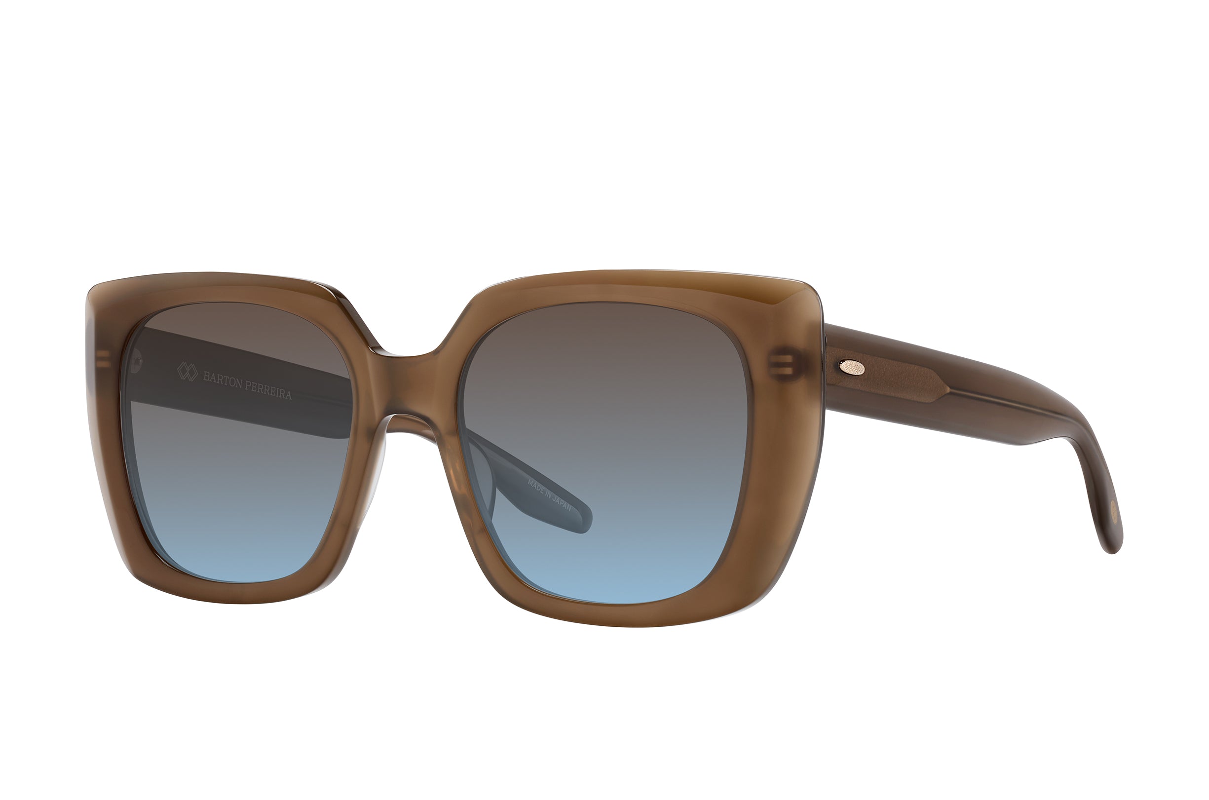Barton Perreira Yasmeen Mocha / Solara side Barton Perreira Yasmeen in Mocha / Solara, angled view