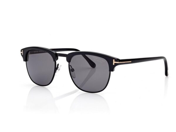Tom Ford FT0248 Henry Sunglasses in Black (01D), side view