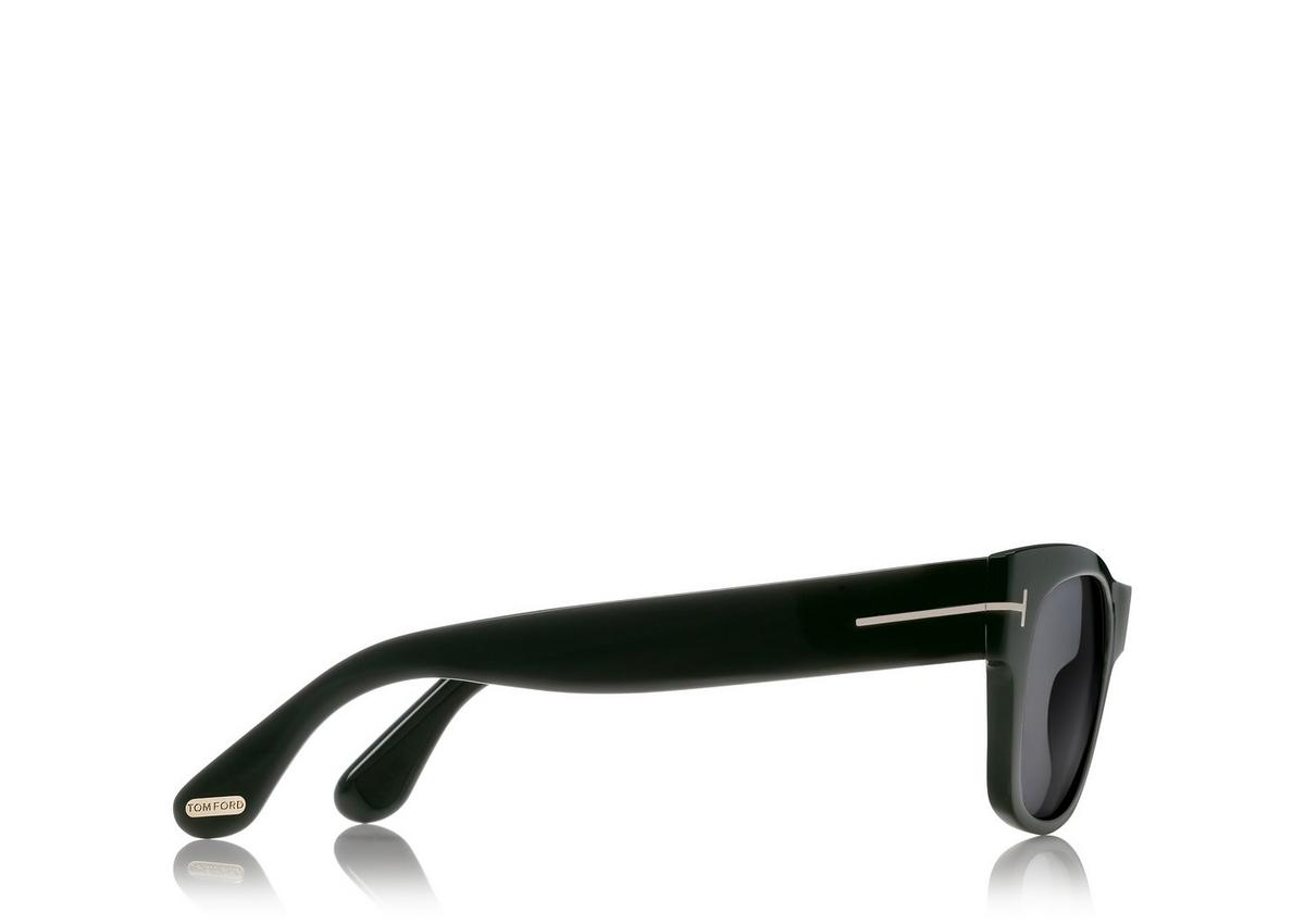 FT0487-P_63A_OS_B.jpg Tom Ford FT0487-P Tom N.2 in Black Horn (63A), side view