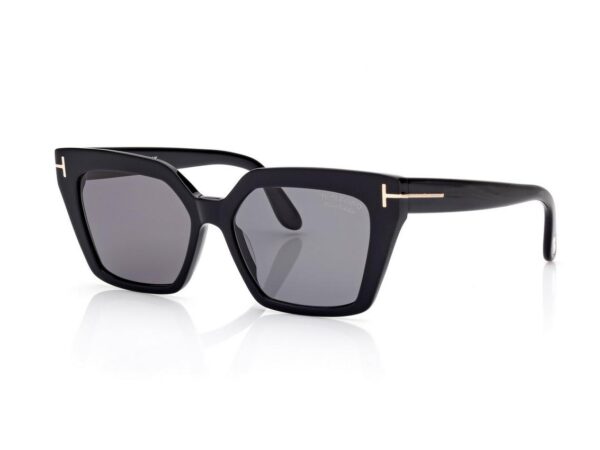 Tom Ford FT1030 Winona Sunglasses in Black (01D), side view