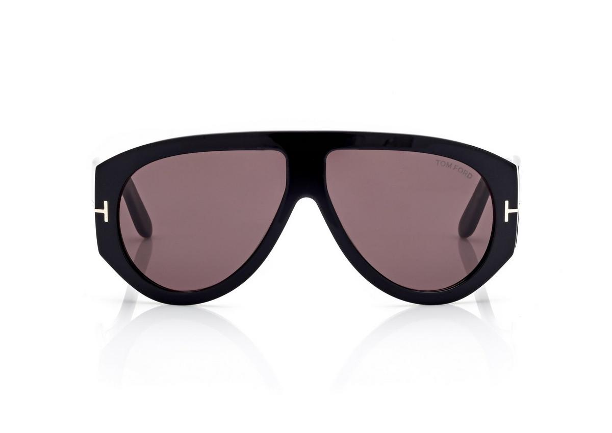 FT1044_01A_60MM_A.jpg Tom Ford FT1044 Bronson Sunglasses in Black (01A), front