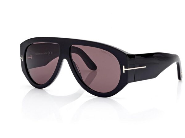 Tom Ford FT1044 Bronson Sunglasses in Black (01A), side view