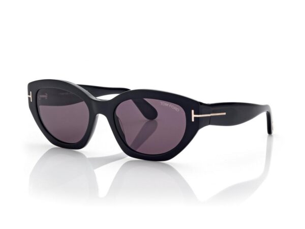 Tom Ford FT1086 Penny Sunglasses in Black (01A), side view