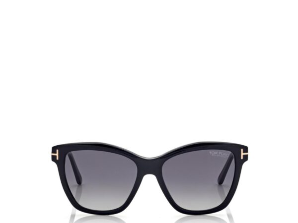 Tom Ford FT1087 Lucia Sunglasses in Black (01D), front