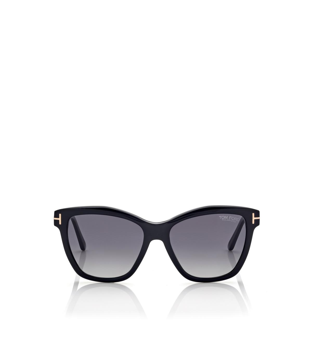 FT1087_F01D_APPENDGRID.jpg Tom Ford FT1087 Lucia Sunglasses in Black (01D), front