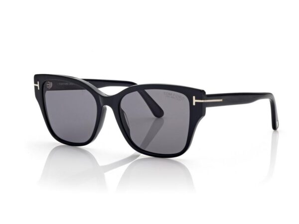 Tom Ford FT1108 Elsa Sunglasses in Black (01D), side view