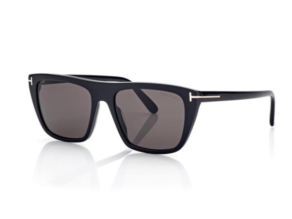 Tom Ford FT1175 Aslan Sunglasses in Black (01A), side view