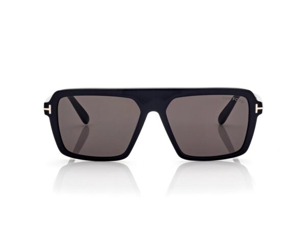 Tom Ford FT1176 Vincent Sunglasses in Black (01A), front
