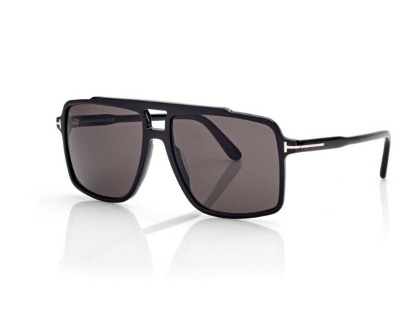 Tom Ford FT1177 Kemp Sunglasses in Black (01A), side view