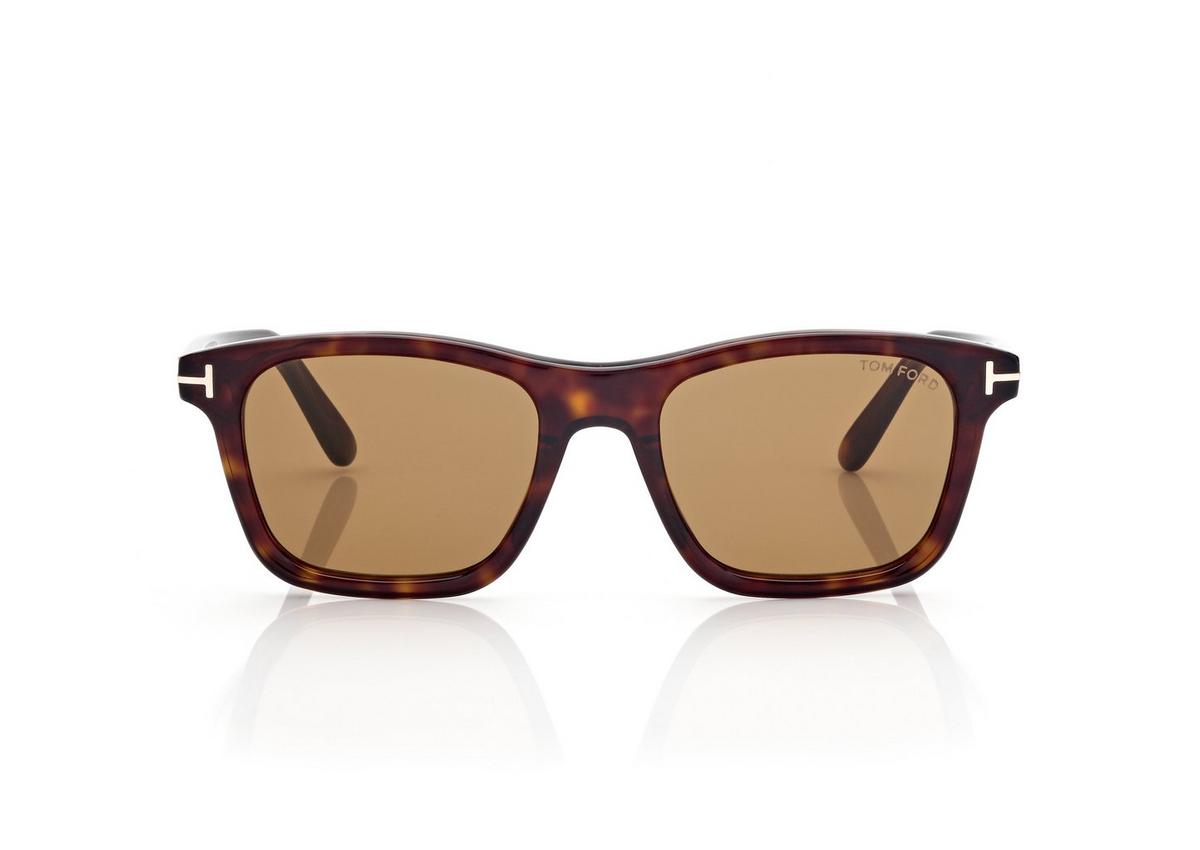 FT1179_52E_54MM_A.jpg Tom Ford FT1179 Barron Sunglasses in Dark Havana (52E), front