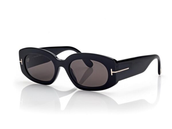 Tom Ford FT1187 Cielle Sunglasses in Black (01A), side view