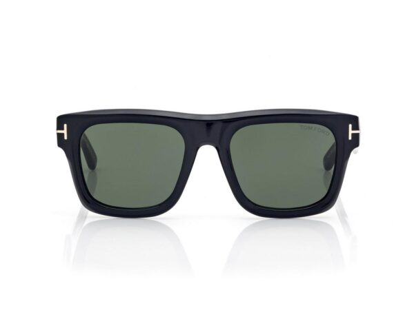 Tom Ford FT1200 Icon Square Sunglasses in Black (01N), front