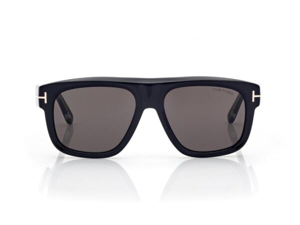 Tom Ford FT1201 Icon Geometric Sunglasses in Black (01A), front