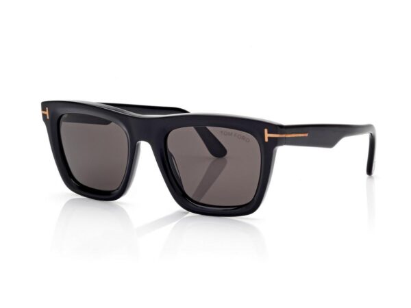 Tom Ford FT1207 Lelio Sunglasses in Black (01A), side view