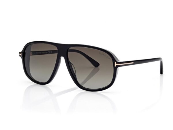 Tom Ford FT1208 Guillaume Sunglasses in Black (01B), side view