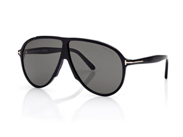 Tom Ford FT1211 Vladimir Sunglasses in Black (01N), side view