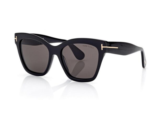 Tom Ford FT1217 Elvira Sunglasses in Black (01A), side view