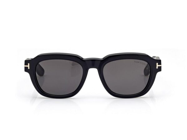 Tom Ford FT1226 Icon Square Sunglasses in Black (01A), front