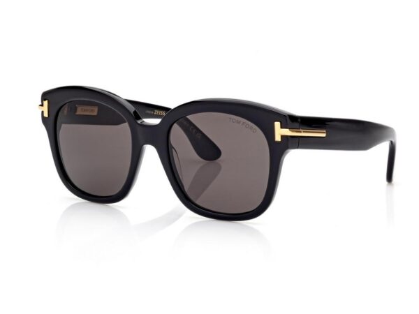 Tom Ford FT1235 Icon Oversized Square Sunglasses in Black (01A), side view