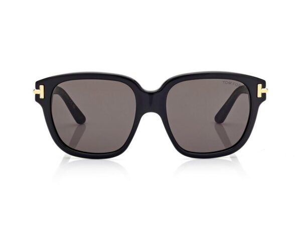 Tom Ford FT1236 Icon Square Sunglasses in Black (01A), front