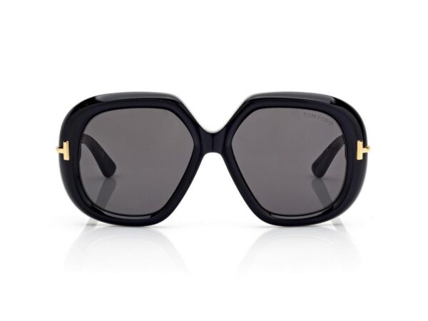 Tom Ford FT1278 Geometric Icon Sunglasses in Black (01A), front