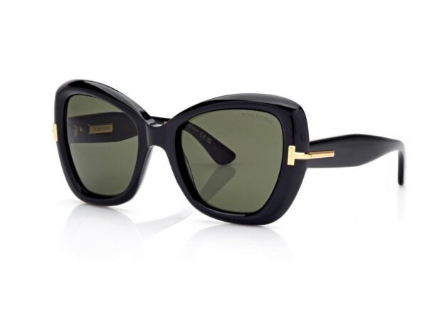 Tom Ford FT1279 Butterfly Icon Sunglasses in Black (01N), side view