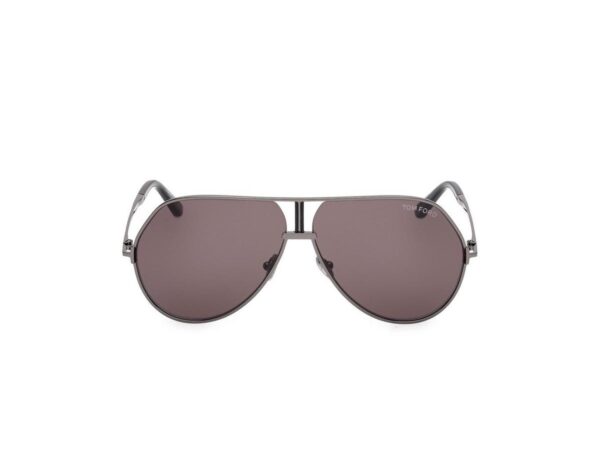 Tom Ford FT1281 Rickie Sunglasses in Gunmetal (08A), front