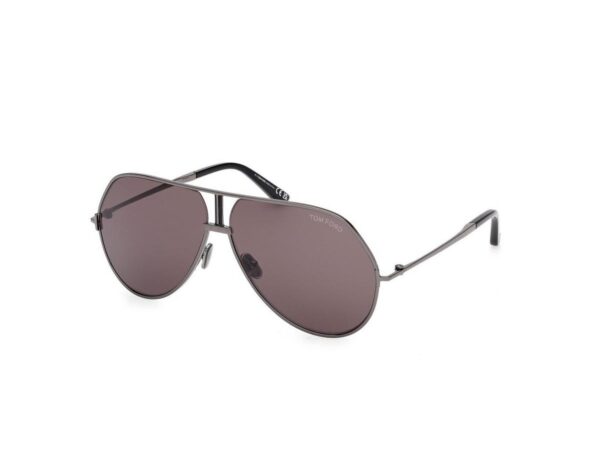 Tom Ford FT1281 Rickie Sunglasses in Gunmetal (08A), side view