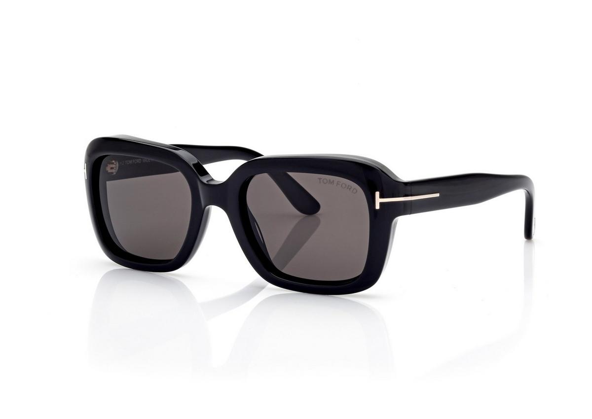 FT1283_01A_52MM_B.jpg Tom Ford FT1283 Natalia-02 Sunglasses in Black (01A), side view