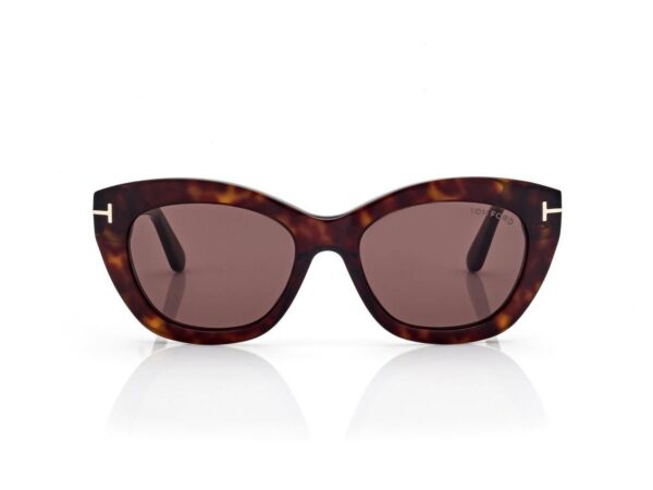 Tom Ford FT1285 Linda Sunglasses in Dark Havana (52E), front