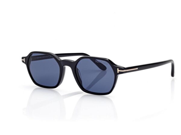 Tom Ford FT1301 Joey Sunglasses in Black (01V), side view