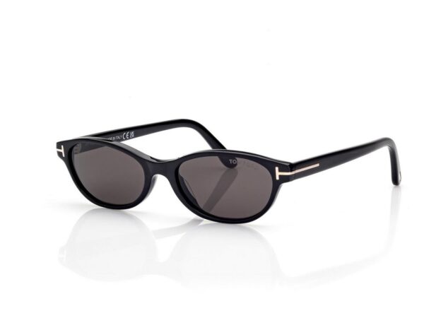 Tom Ford FT1310 Chloe Sunglasses in Black (01A), side view