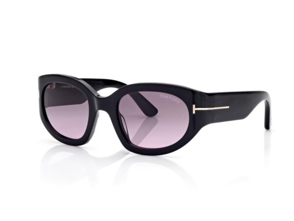 Tom Ford FT1313 Arizona Sunglasses in Black (01B), side view